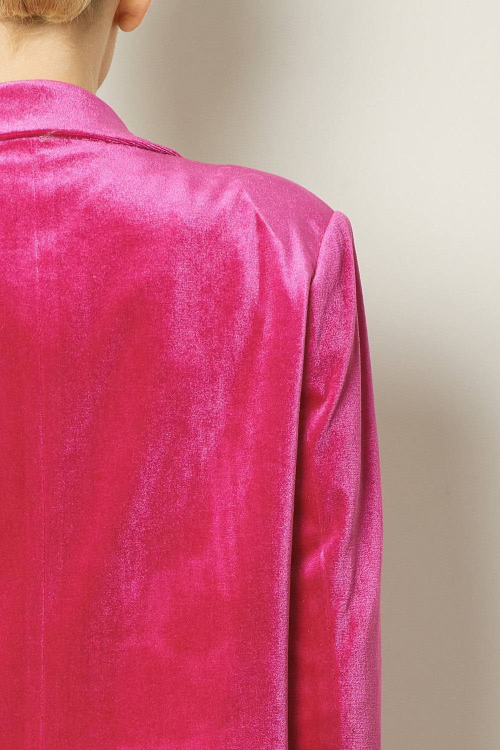 Glimmer Of Hope Blazer - Fuchsia