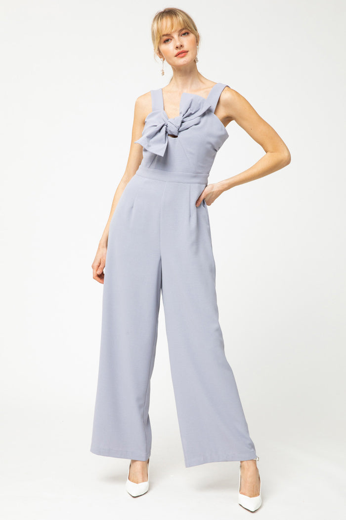 Heartbreaker Jumpsuit - Lilac Grey