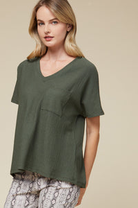 Covering The Basics Top - Olive