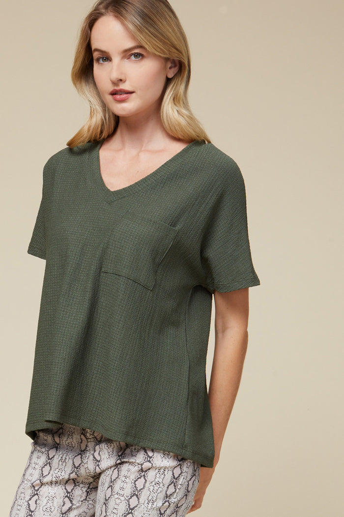Covering The Basics Top - Olive