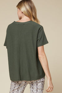 Covering The Basics Top - Olive