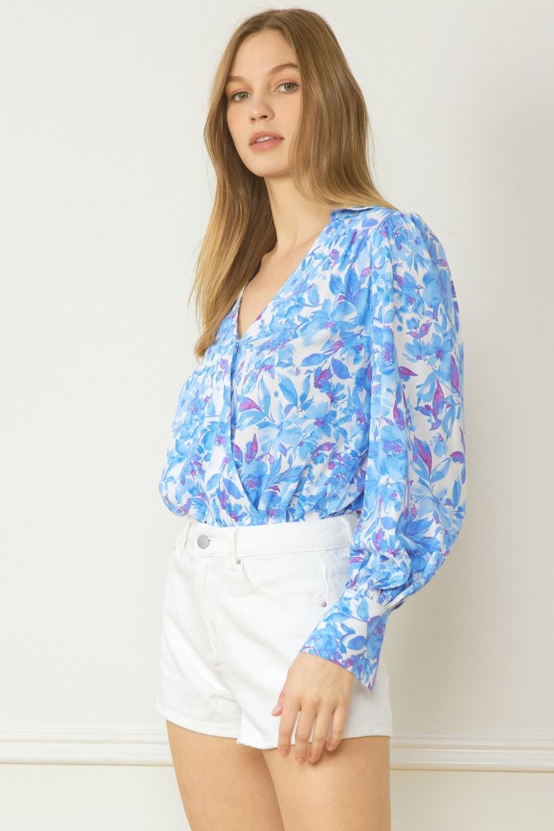 Breath Of Fresh Air Bodysuit - Blue