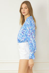 Breath Of Fresh Air Bodysuit - Blue