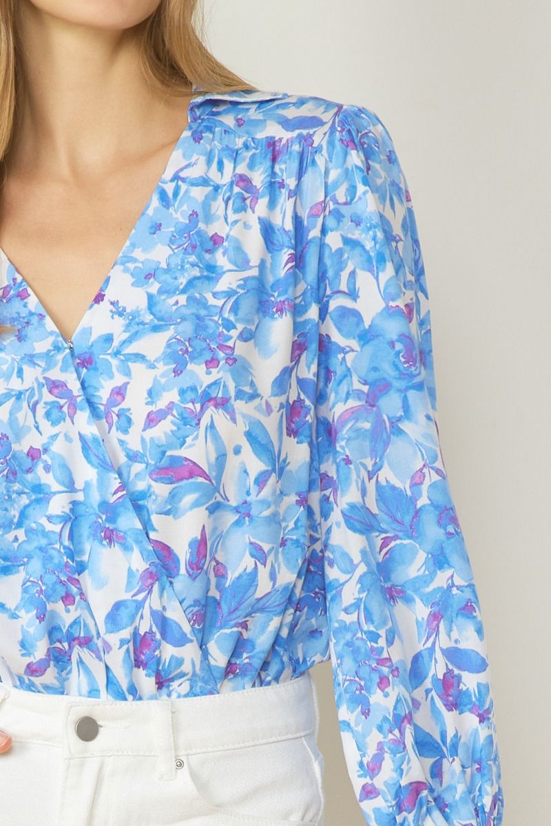 Breath Of Fresh Air Bodysuit - Blue