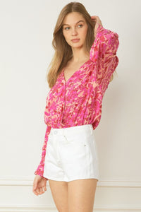 Breath Of Fresh Air Bodysuit - Pink