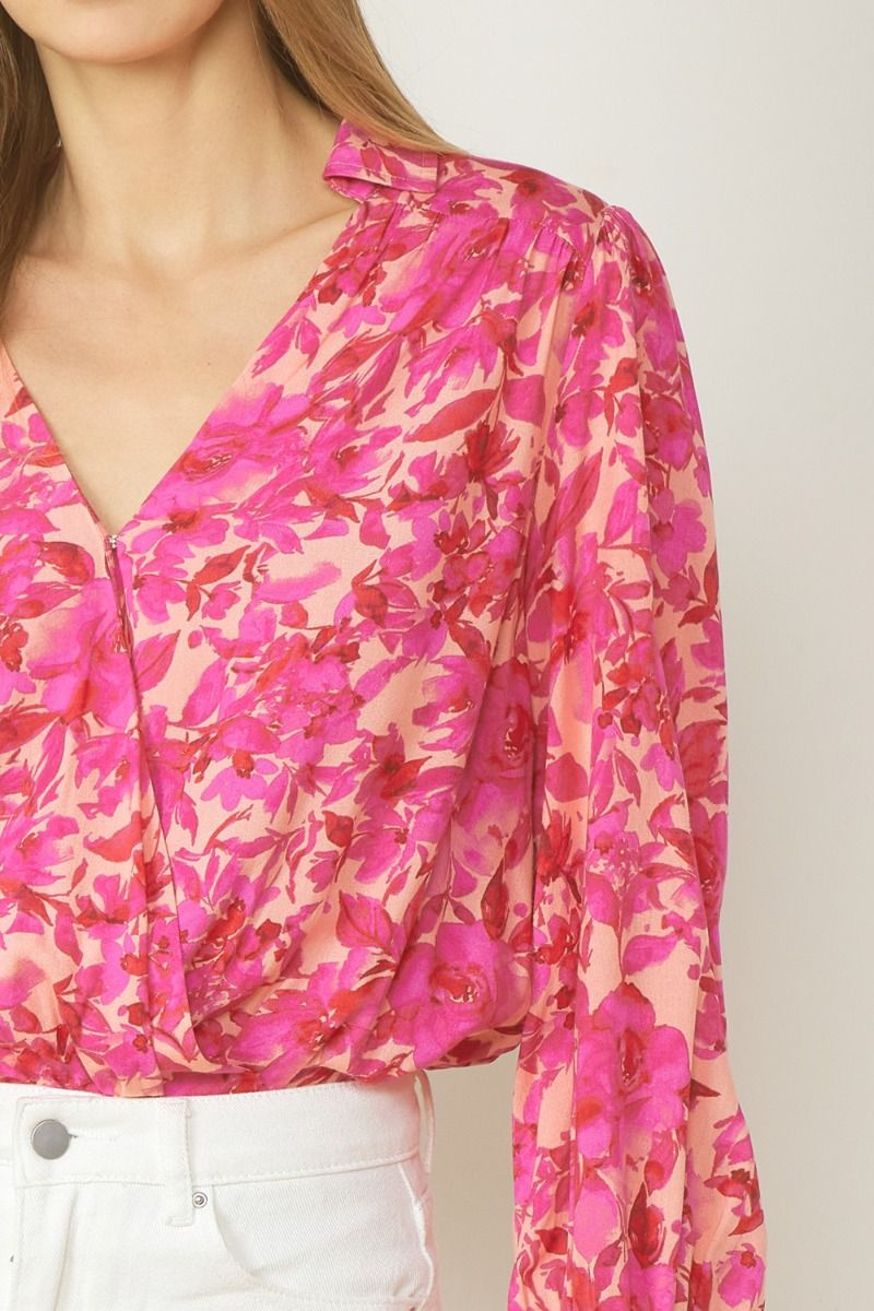 Breath Of Fresh Air Bodysuit - Pink