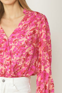 Breath Of Fresh Air Bodysuit - Pink