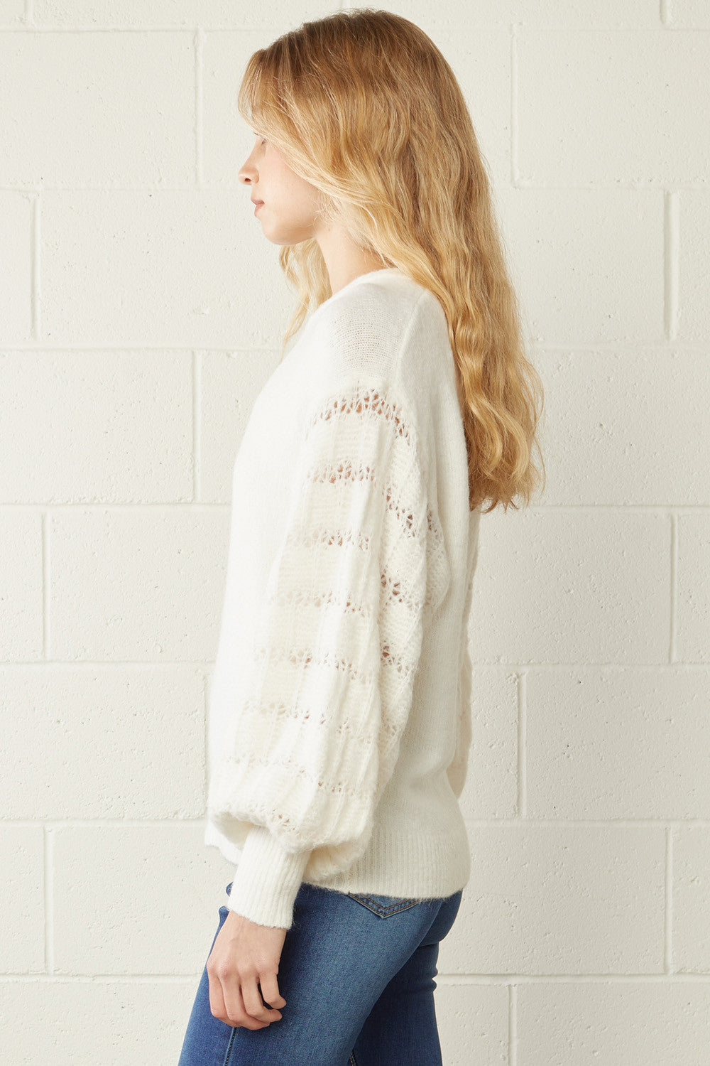 Pull Me Closer Sweater - Off White