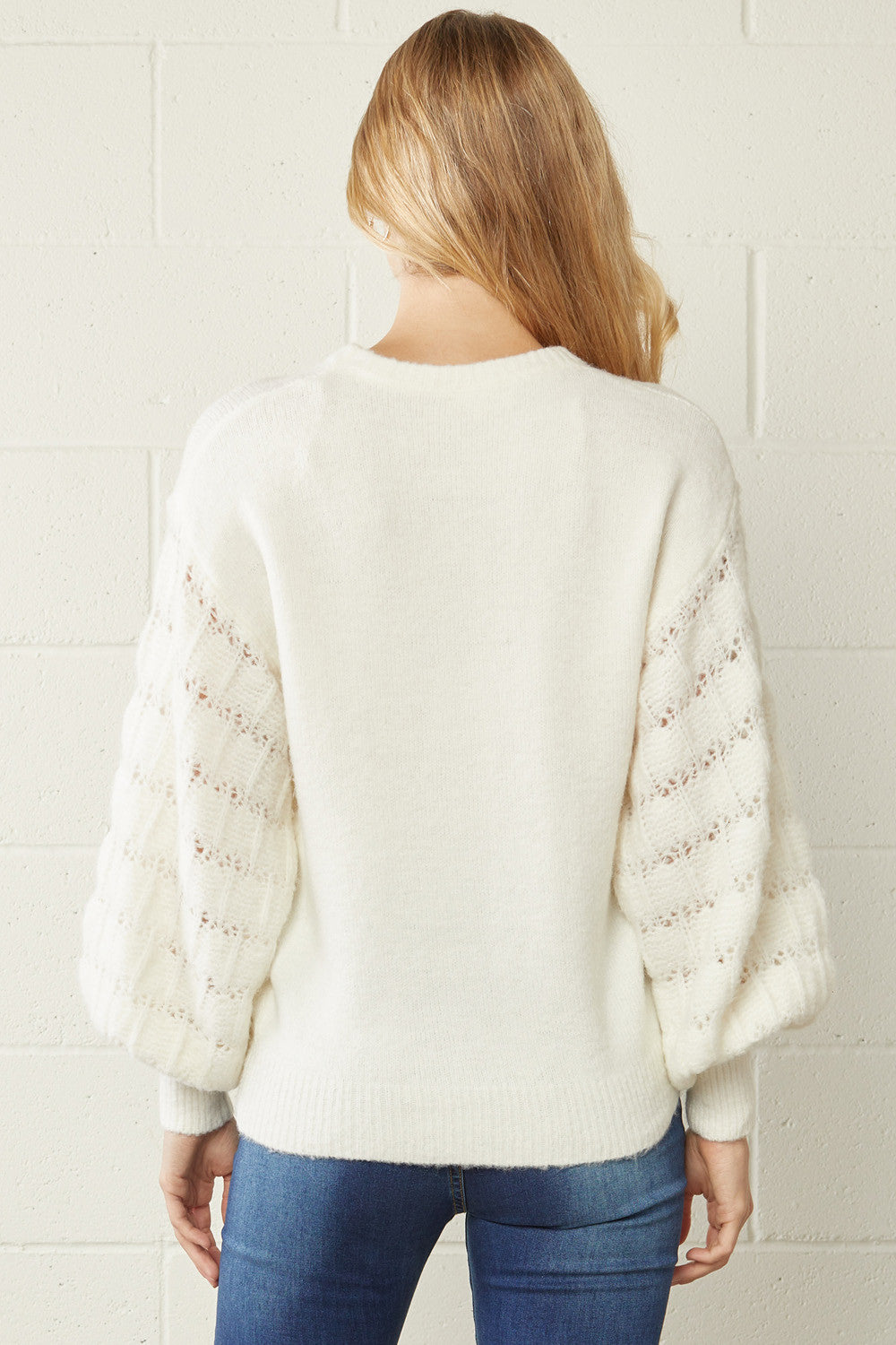 Pull Me Closer Sweater - Off White