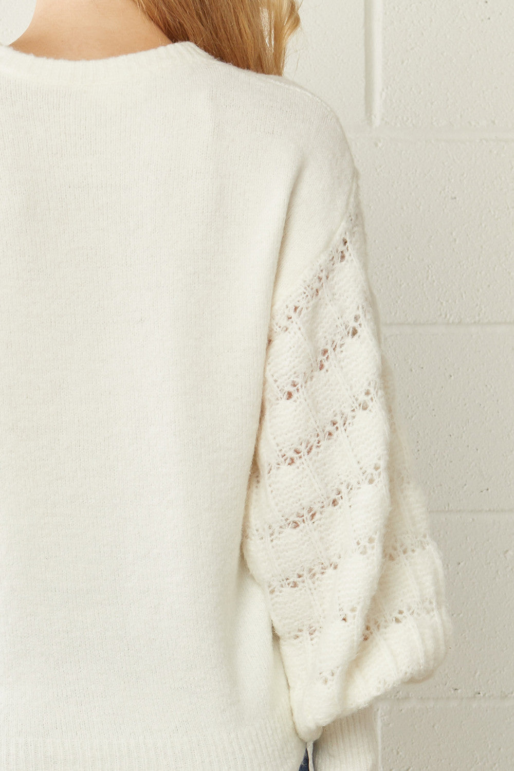 Pull Me Closer Sweater - Off White