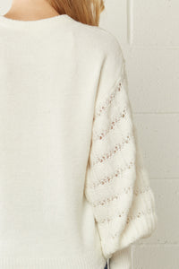 Pull Me Closer Sweater - Off White