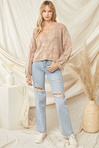 Peaceful Mornings Sweater - Butter Rum