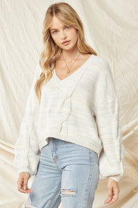 Peaceful Mornings Sweater- Ivory
