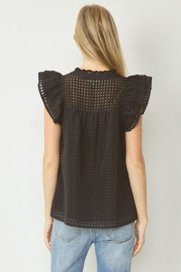 Think Outside The Box Top - Black