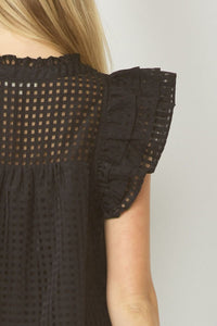 Think Outside The Box Top - Black