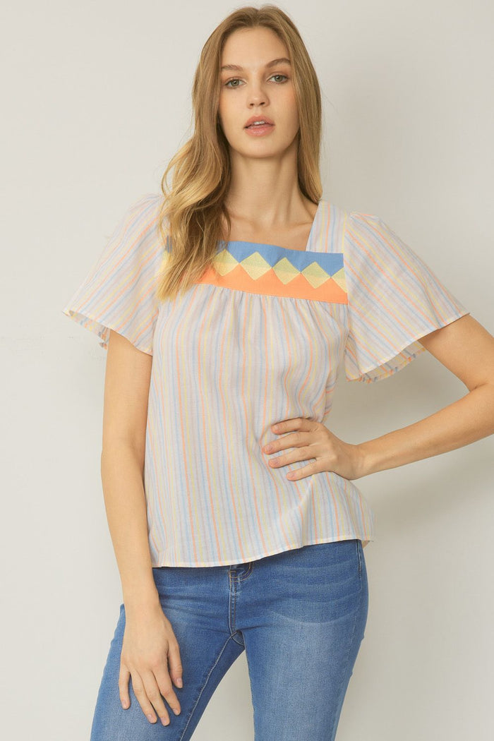 Dawn Of A New Day Top - Orange