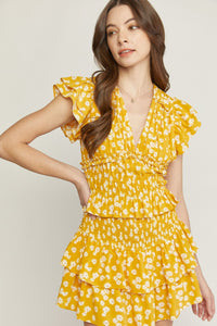 Beauty Of Blooms Top - Gold