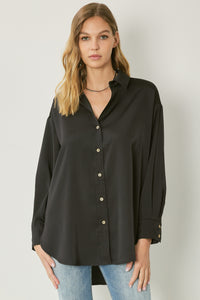 Plain As Day Top - Black