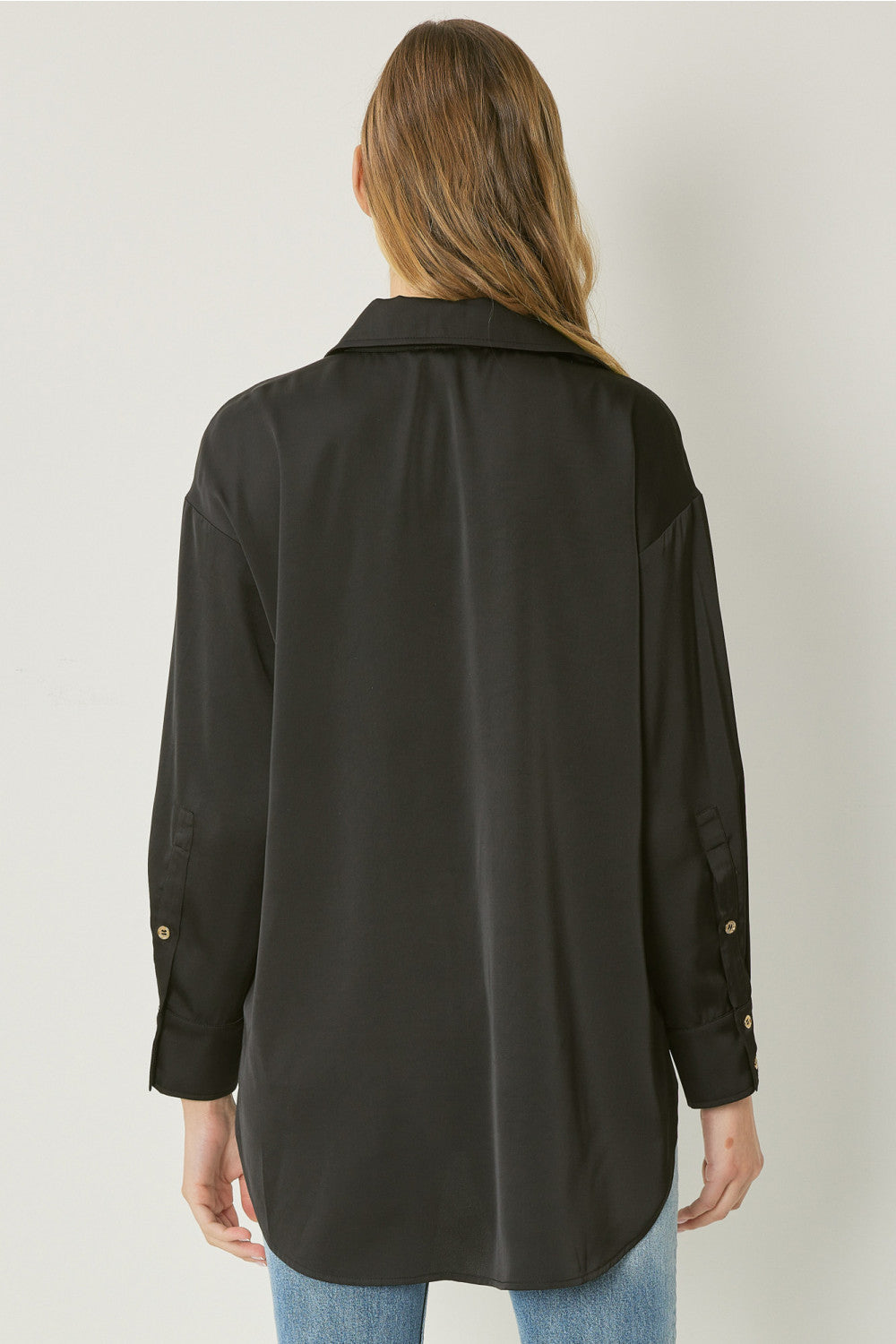 Plain As Day Top - Black