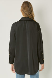 Plain As Day Top - Black