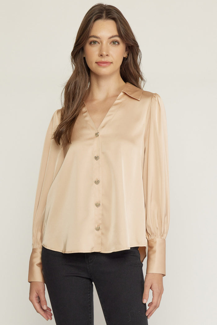 Heart's Desire Top - Champagne