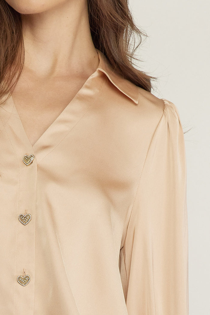 Heart's Desire Top - Champagne