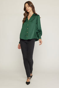 Heart's Desire Top - Heather Green