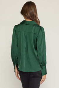 Heart's Desire Top - Heather Green