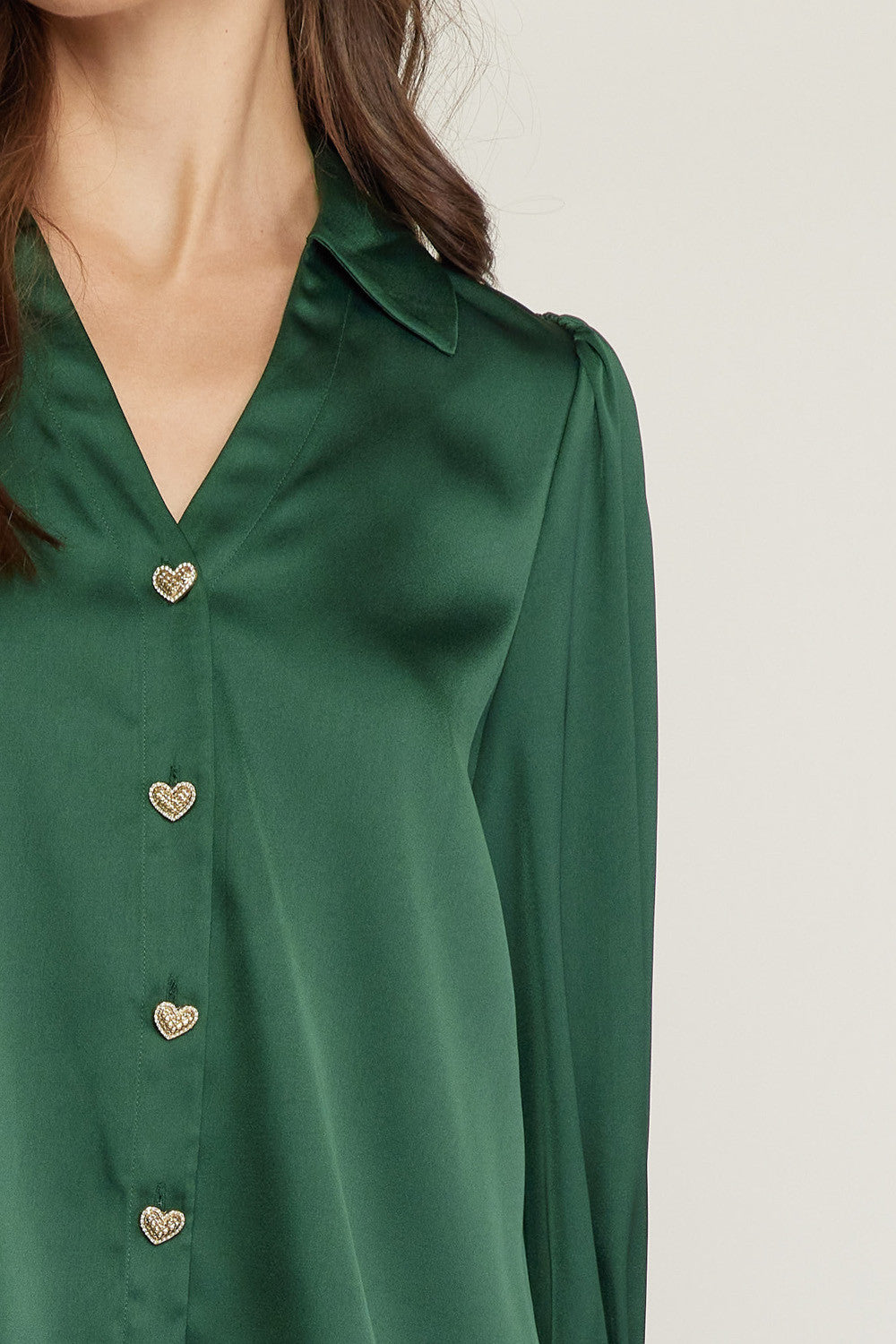Heart's Desire Top - Heather Green