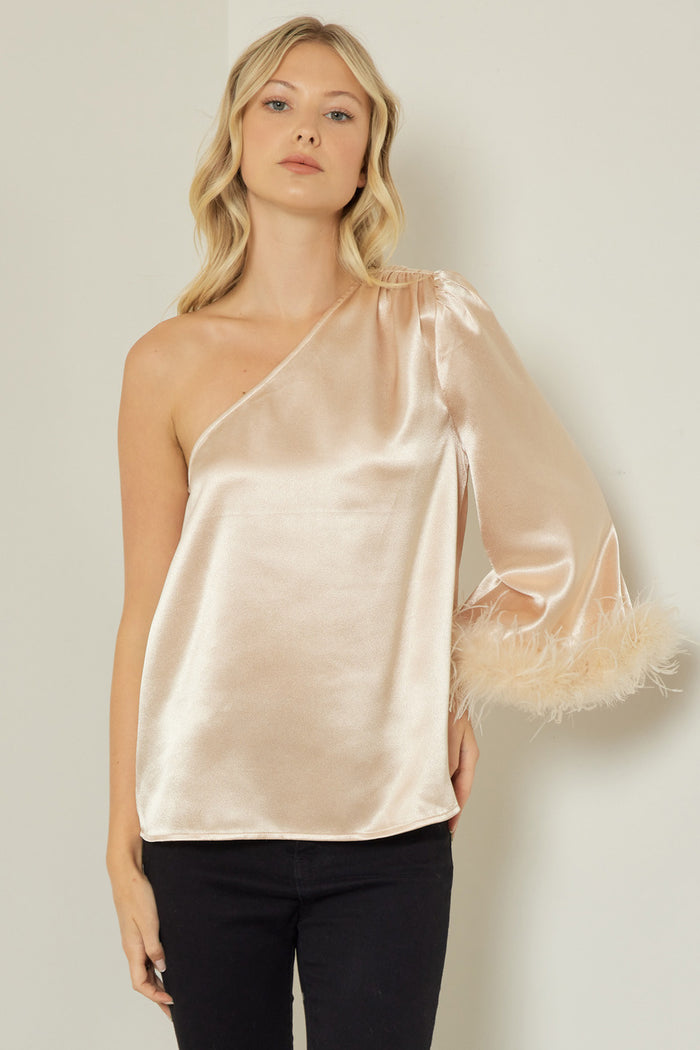 Heaven Sent Top - Champagne