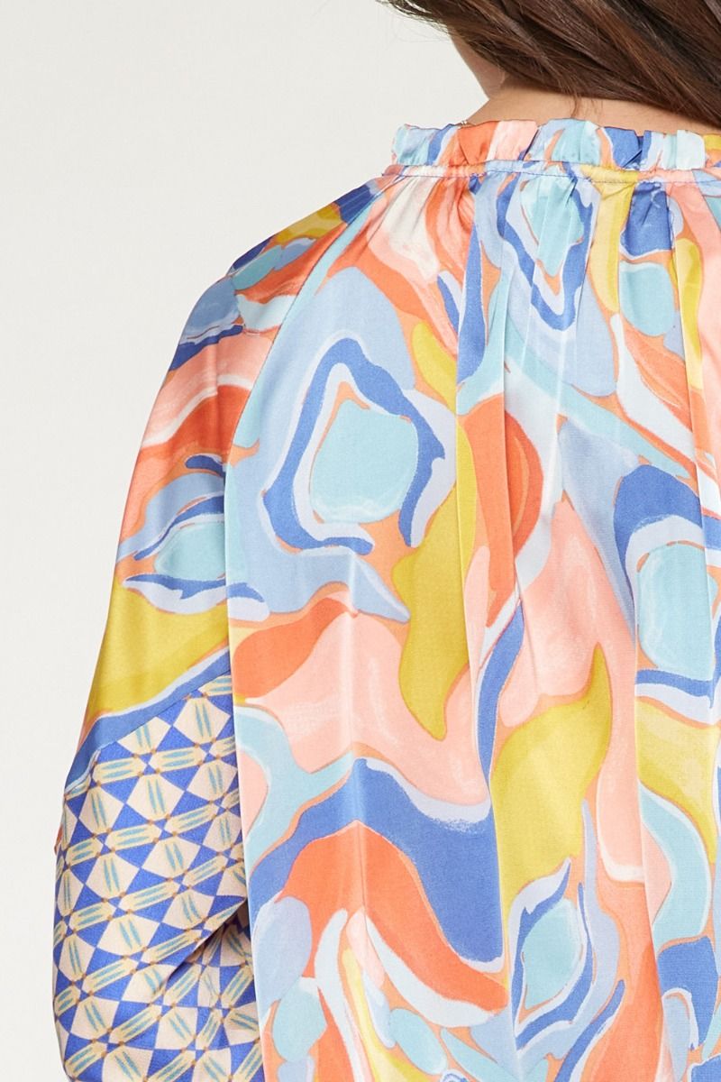 Abstract Visions Top - Blue
