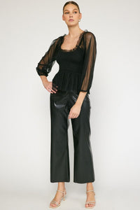 Breezy Day Top - Black