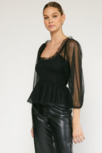 Breezy Day Top - Black