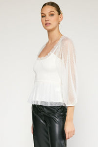 Breezy Day Top - White
