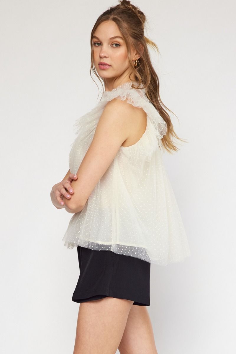 Sitting Pretty Top - Cream