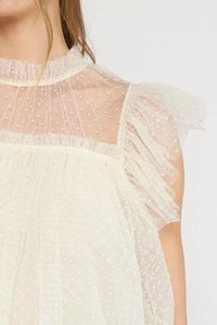Sitting Pretty Top - Cream