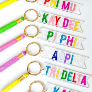 Tassel Sorority Key Chain