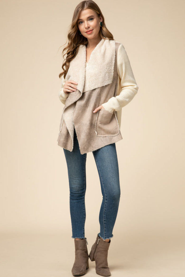 Doubletake Faux Suede Jacket