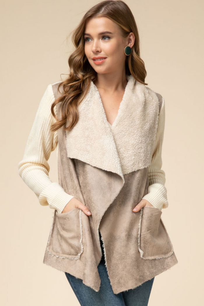 Doubletake Faux Suede Jacket