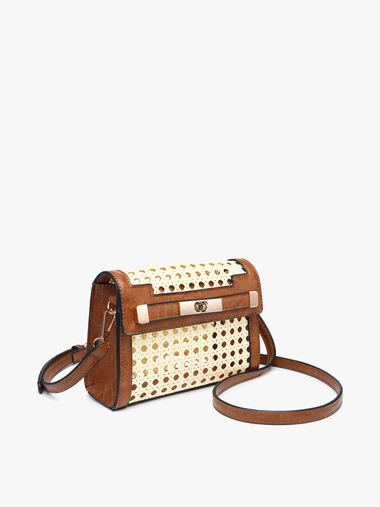 Etta Rattan Crossbody