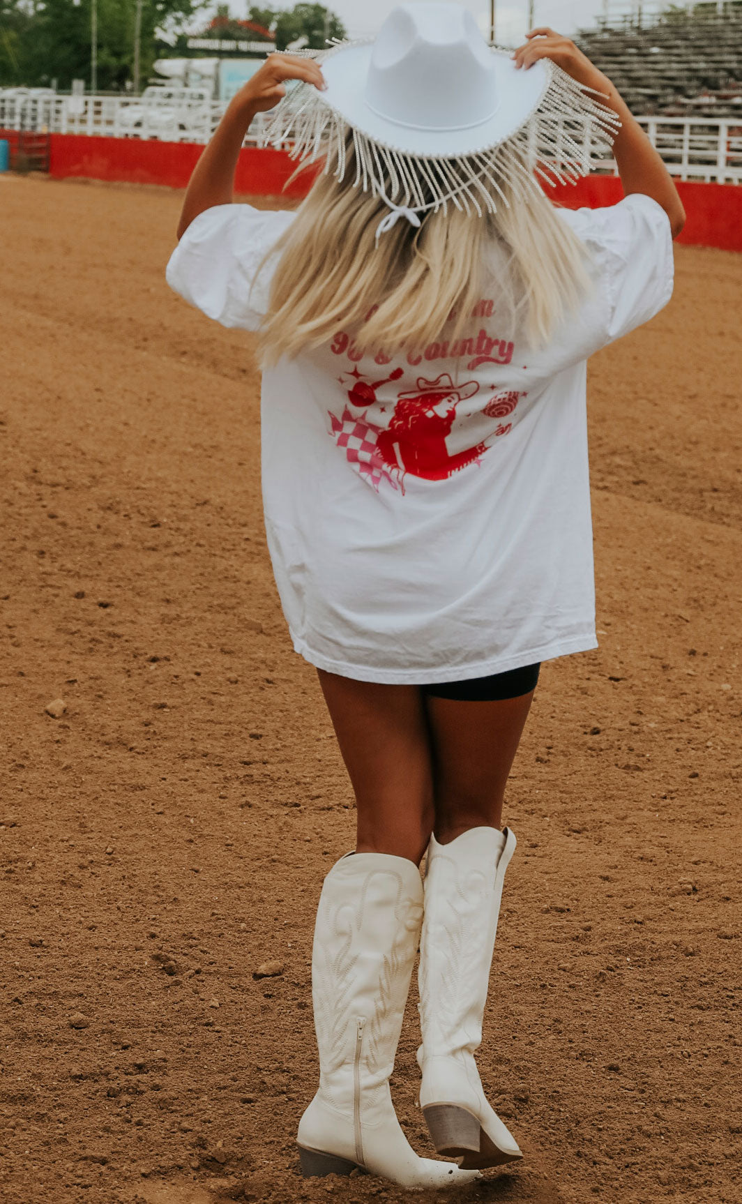 Raised On '90s Country Oversized Tee