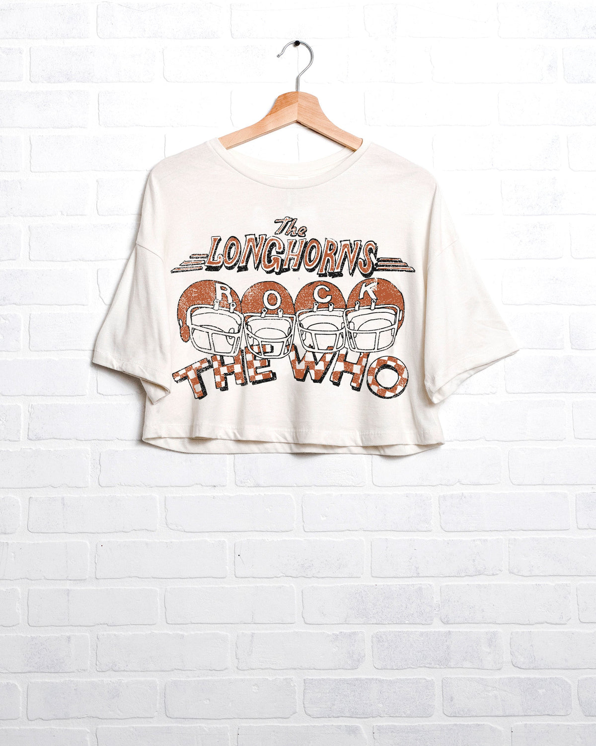 The Who Longhorns Cropped Tee