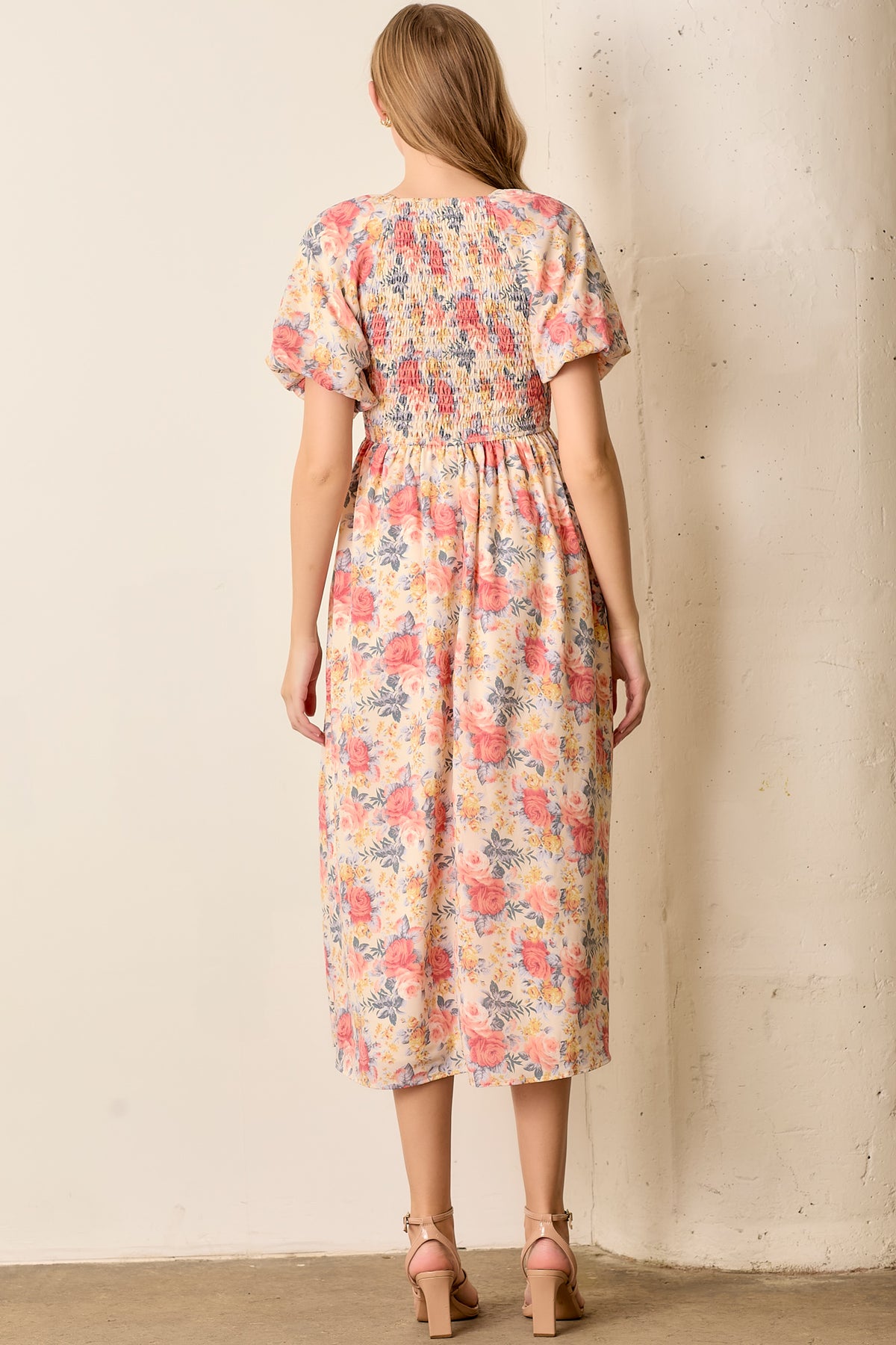 Coming Up Roses Dress - Ivory