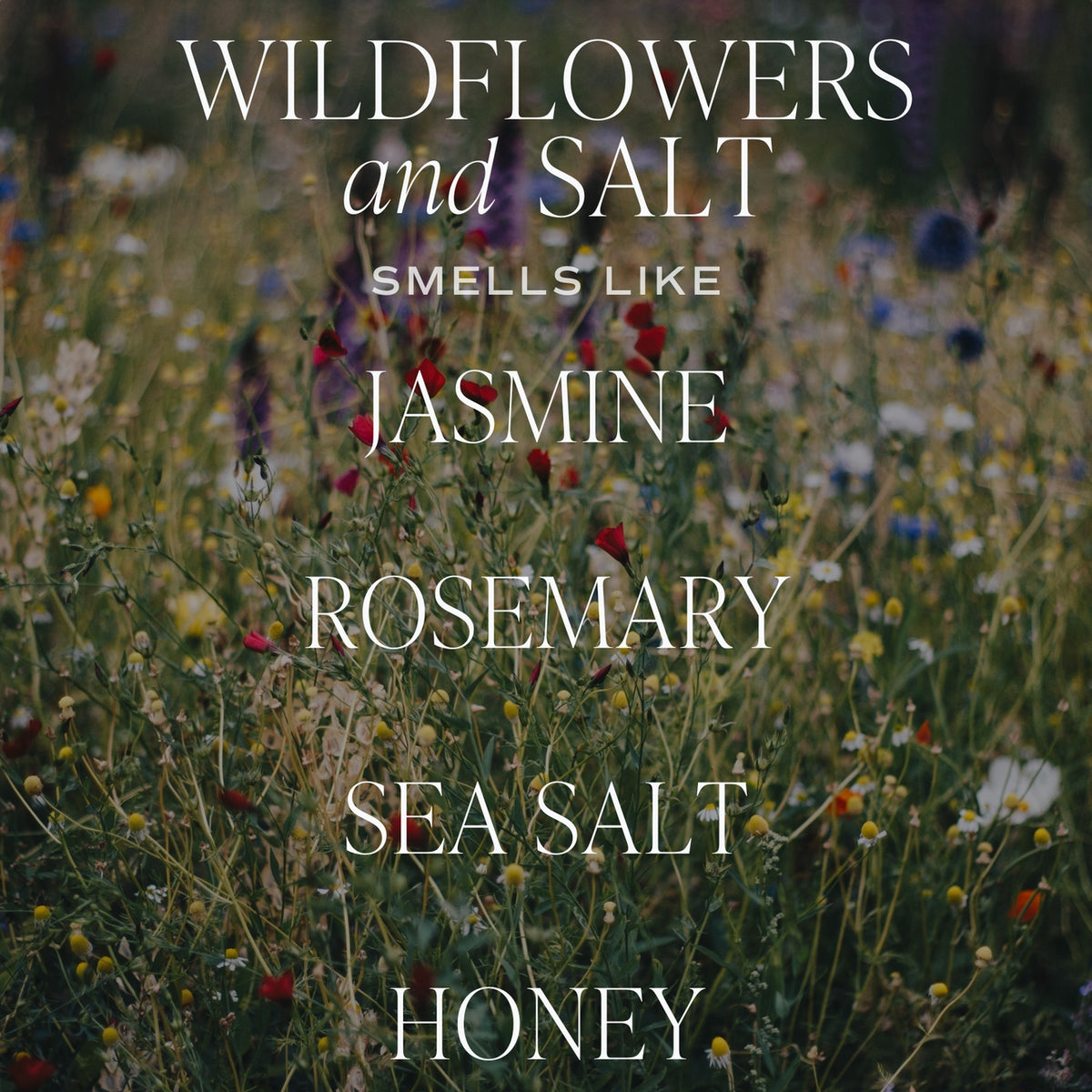 Wildflowers & Salt - Soy Candle