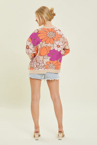 Iconic Blooms Sweater - Natural