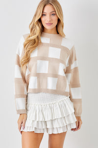 Level Up Sweater - Taupe