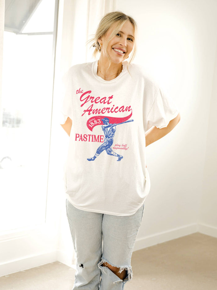 Great American Pastime Tee - Off White