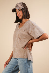 Breathe Easy Top - Taupe