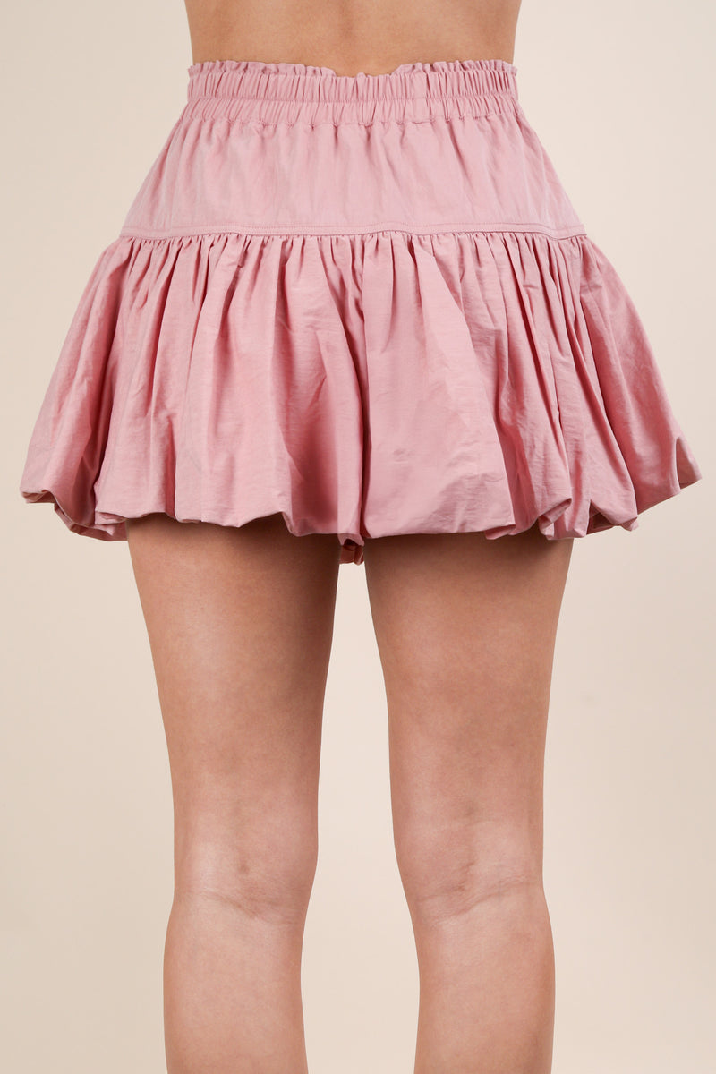 Bubbly Bliss Skirt - Mauve