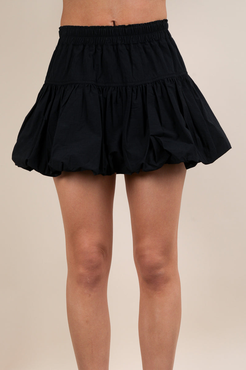 Bubbly Bliss Skirt - Black